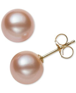 x hD [ fB[X ANZT[ sAXECO Belle de Mer Cultured Freshwater Pearl Stud Earrings (7mm) in 14k Pink sN