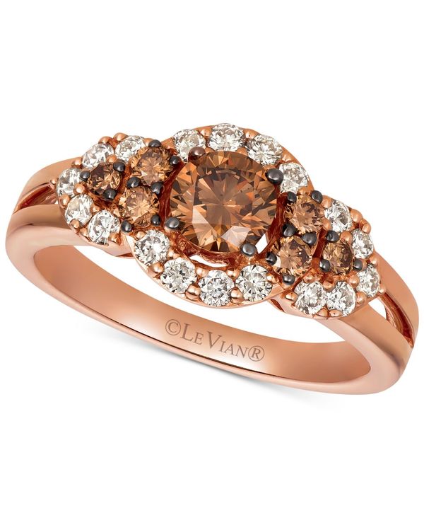  ル ヴァン レディース リング アクセサリー Chocolate Diamondsreg; (5 ct.  Nude Diamonds (3 ct. Statement Ring in 14k Rose Gold Rose Gold