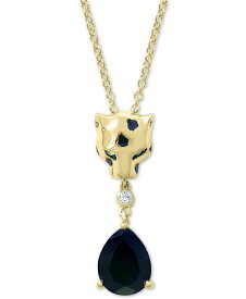 【送料無料】 エフィー レディース ネックレス・チョーカー・ペンダントトップ アクセサリー EFFY&reg; Multi-Gemstone & Diamond Accent Panther Head 18" Pendant Necklace in 14k Gold Gold