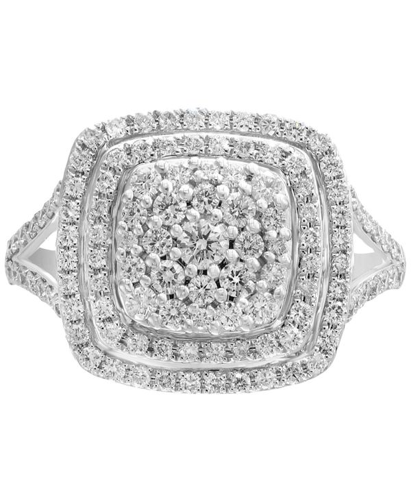  エフィー レディース リング アクセサリー EFFYreg; Diamond Halo Cluster Ring (1-1 20 ct. in 14k White Gold White Gold