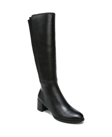【送料無料】 ナチュライザー レディース ブーツ・レインブーツ シューズ Brent Wide Calf High Shaft Boots Black Leather/Fabric