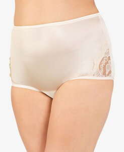 �o�j�e�B�t�F�A ���f�B�[�X �A���_�[�E�F�A �p���c �i�C���� ���[�X Vanity Fair Perfectly Yours Lace Nouveau Nylon Brief Underwear 13001 extended sizes available Fawn (Nude 5)
