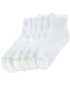 �q���[ ���f�B�[�X �A���_�[�E�F�A �C�� �~�j Hue Women's Mini Crew 6 Pack Socks White �z���C�g