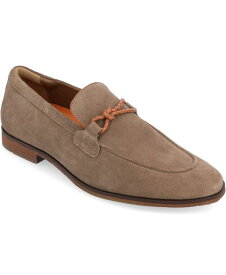 【送料無料】 トーマスアンドバイン メンズ スリッポン・ローファー シューズ Men's Finegan Apron Toe Loafer Dress Shoes Taupe