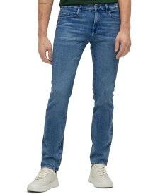 【送料無料】 ヒューゴボス メンズ デニムパンツ ジーンズ ボトムス Men's Slim-Fit Cashmere-Touch Denim Jeans Medium Blue
