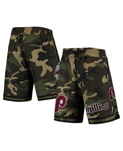 �v���X�^���_�[�h �����Y �{�g���X �n�[�t�p���c�E�V���[�c �V���[�g�p���c Pro Standard Men's Camo Philadelphia Phillies Team Shorts Camo