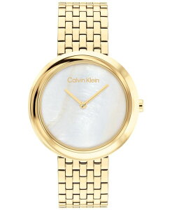 JoNC fB[X ANZT[ rv TVc Calvin Klein Women's 2H Quartz Gold-Tone Stainless Steel Bracelet Watch 34mm Gold S[h