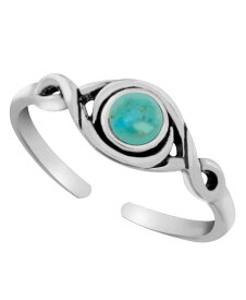 【送料無料】 ジャーニ ベルニーニ レディース リング アクセサリー Sterling Silver Antique Turquoise Adjustable Toe Ring Sterling Silver