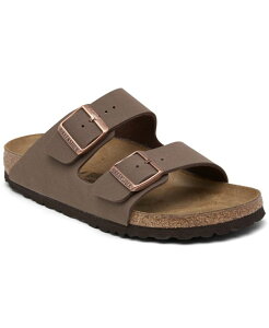 �r���P���V���g�b�N ���f�B�[�X �V���[�Y �T���_�� Birkenstock Women's Arizona Birkibuc Casual Sandals from Finish Line Mocha ���J