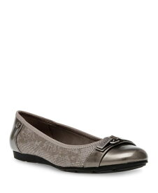 【送料無料】 アンクライン レディース パンプス シューズ Women's Able Almond-Toe Ballet Flat Gray Multi