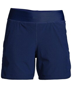 �����Y�G���h ���f�B�[�X ���� �{�g���X�̂� �v���X�T�C�Y �V���[�g�p���c Lands' End Plus Size 5 Quick Dry Swim Shorts with Panty Deep sea navy �l�C�r�[