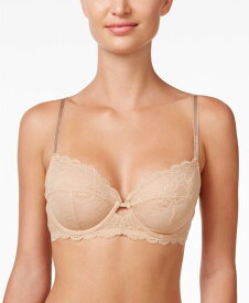 【送料無料】 カルバンクライン レディース ブラジャー アンダーウェア Seductive Comfort With Lace Full Coverage Bra QF1741 Bare (Nude 5)