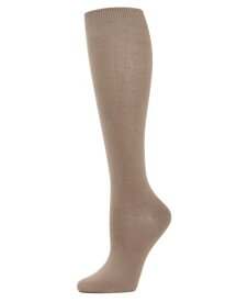 【送料無料】 メモイ レディース 靴下 アンダーウェア Women's Bamboo Blend Knit Knee High Socks Khaki