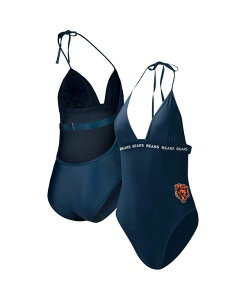 yz W[X[ tH[n[ oC J[ oNX fB[X ㉺Zbg  Women's Navy Chicago Bears Full Count One-Piece Swimsuit Navy