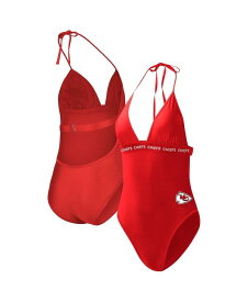 【送料無料】 ジースリー フォーハー バイ カール バンクス レディース 上下セット 水着 Women's Red Kansas City Chiefs Full Count One-Piece Swimsuit Red