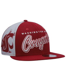 【送料無料】 ニューエラ メンズ 帽子 アクセサリー Men's Crimson Washington State Cougars Outright 9FIFTY Snapback Hat Crimson