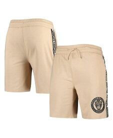 【送料無料】 コンセプツ スポーツ メンズ ハーフパンツ・ショーツ ボトムス Men's Tan Philadelphia Union Team Stripe Shorts Tan