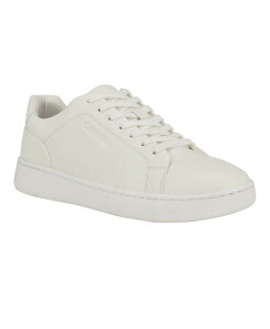 JoNC Y V[Y Xj[J[ [X Calvin Klein Men's Falconi Casual Lace-Up Sneakers White zCg