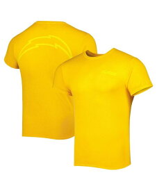 【送料無料】 47ブランド メンズ Tシャツ トップス Men's Gold Los Angeles Chargers Fast Track Tonal Highlight T-shirt Gold