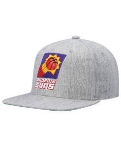 �~�b�`�F��&�l�X �����Y �A�N�Z�T���[ �X�q Mitchell & Ness Men's Heathered Gray Phoenix Suns Hardwood Classics Team 2.0 Snapback Hat Heathered Gray �O���[