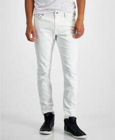 【送料無料】 ゲス メンズ デニムパンツ ボトムス Men's Eco Slim Tapered Fit Jeans Optic White
