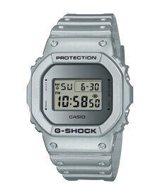 【送料無料】 ジーショック メンズ 腕時計 アクセサリー Men's Digital Silver-Tone Resin Watch 43.8mm, DW5600FF-8 Silver
