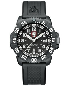 ���~�m�b�N�X �����Y �A�N�Z�T���[ �r���v Luminox Men's Swiss Navy Seal ColorMark Black Rubber Strap Watch 44mm No Color �u���b�N