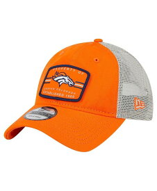 【送料無料】 ニューエラ メンズ 帽子 アクセサリー Men's Orange Denver Broncos Property Trucker 9TWENTY Snapback Hat Orange