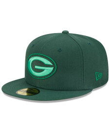 【送料無料】 ニューエラ メンズ 帽子 アクセサリー Men's Green Green Bay Packers Monocamo 59FIFTY Fitted Hat Green