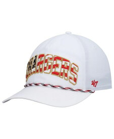 【送料無料】 47ブランド メンズ 帽子 アクセサリー Men's White Los Angeles Chargers Hitch Stars and Stripes Trucker Adjustable Hat White