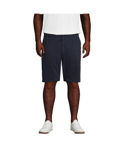 �����Y�G���h �����Y �{�g���X �n�[�t�p���c�E�V���[�c �g�[�� �V���[�g�p���c Lands' End Big & Tall 11 Comfort Waist Comfort First Knockabout Chino Shorts Radiant navy �l�C�r�[