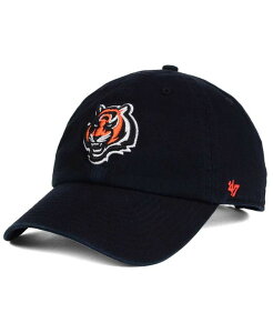 47 �u�����h �����Y �A�N�Z�T���[ �X�q �L���b�v '47 Brand Cincinnati Bengals CLEAN UP Strapback Cap Black �u���b�N