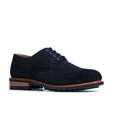 【送料無料】 アンソニー ヴィア メンズ オックスフォード シューズ Men's Richard Wingtip Oxford Lace-Up Leather Shoes Aster Navy