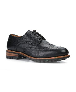 A\j[ BA Y V[Y IbNXtH[h EBO`bv [X U[ Anthony Veer Men's Richard Wingtip Oxford Lace-Up Leather Shoes Black ubN