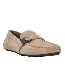 【送料無料】 カルバンクライン メンズ スリッポン・ローファー シューズ Men's Oscar Casual Slip-on Loafers Light Brown Suede