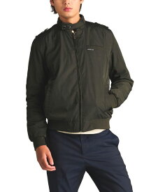 【送料無料】 メンバーズオンリー メンズ ジャケット・ブルゾン アウター Men's Big & Tall Heavy Iconic Racer Quilted Lining Jacket (Slim Fit) Dark Green