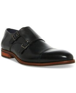 yz XeB[u }f Y hXV[Y V[Y Men's Tilly Double Monk Strap Dress Shoe Black