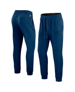 t@ieBNX Y {gX JWApc Heather Deep Sea Blue Fanatics Men's Heather Deep Sea Blue Seattle Kraken Authentic Pro Road Jogge...