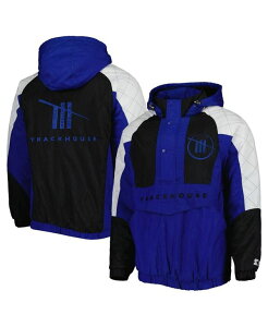 �X�^�[�^�[ �����Y �A�E�^�[ �W���P�b�g�E�u���]�� �W���P�b�g Starter Men's Blue Black TRACKHOUSE RACING The Body Check Half-Snap Pullover Jacket Blue Black �u���b�N