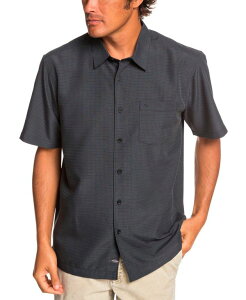 �N�C�b�N�V���o�[ �E�H�[�^�[ �}�� �����Y �g�b�v�X �V���c Quiksilver Waterman Quiksilver Men's Centinela Shirt Black �u���b�N