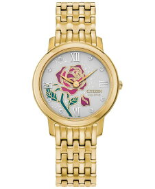 【送料無料】 シチズン レディース 腕時計 アクセサリー Eco-Drive Women's Belle Gold-Tone Stainless Steel Bracelet Watch 30mm Gold-tone