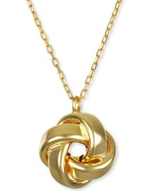 【送料無料】 イタリアン ゴールド レディース ネックレス・チョーカー・ペンダントトップ アクセサリー Love Knot 18" Pendant Necklace in 14k Gold Yellow Gold