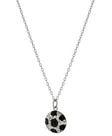 【送料無料】 ジャーニ ベルニーニ レディース ネックレス・チョーカー・ペンダントトップ アクセサリー Crystal Soccer Ball 18" Pendant Necklace in Sterling Silver, Created for Macy's Sterling Silver
