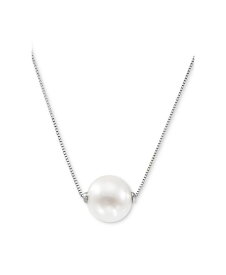 【送料無料】 ホノラ レディース ネックレス・チョーカー・ペンダントトップ アクセサリー Cultured Freshwater Pearl (8-1/2mm) 18" Pendant Necklace in 14k Gold (Also in Pink Cultured Freshwater Pearl) White Gold
