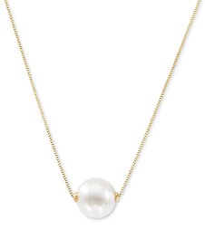 【送料無料】 ホノラ レディース ネックレス・チョーカー・ペンダントトップ アクセサリー Cultured Freshwater Pearl (8-1/2mm) 18" Pendant Necklace in 14k Gold (Also in Pink Cultured Freshwater Pearl) Yellow Gold