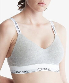 【送料無料】 カルバンクライン レディース ブラジャー アンダーウェア Women's Modern Lightly Lined Bralette QF7059 Grey Heather