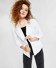 【送料無料】 バースリー レディース ジャケット・ブルゾン ブレザー アウター Petite 3/4-Sleeve Shawl-Collar Blazer, Created for Macy's Bright White