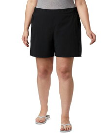 【送料無料】 コロンビア レディース ハーフパンツ・ショーツ ボトムス Plus Size PFG Tidal II Adjustable-Waist SPF Shorts Black