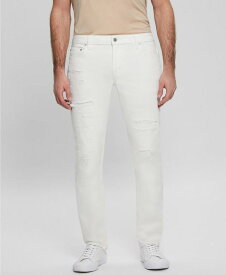 【送料無料】 ゲス メンズ デニムパンツ ジーンズ ボトムス Men's Slim Tapered Jeans White
