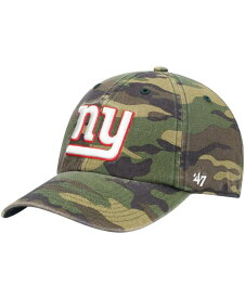 【送料無料】 47ブランド メンズ 帽子 アクセサリー Men's New York Giants Woodland Clean Up Adjustable Cap Camo